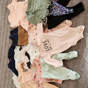 Newborn baby girl clothes
